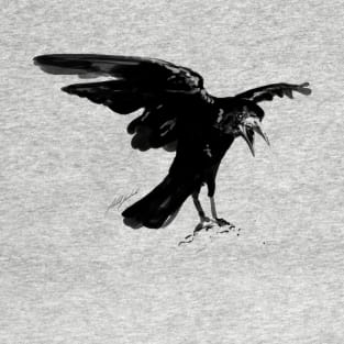 Handpainted Crow T-Shirt